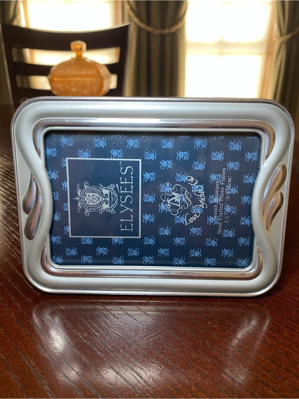 Silver Metal Photo Frame by Elysees 3x5